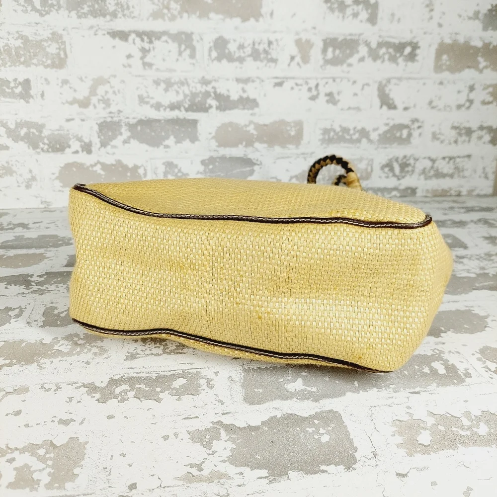 NINE WEST Cream & Brown Casual Accessories Shoulder Strap Bag 0917